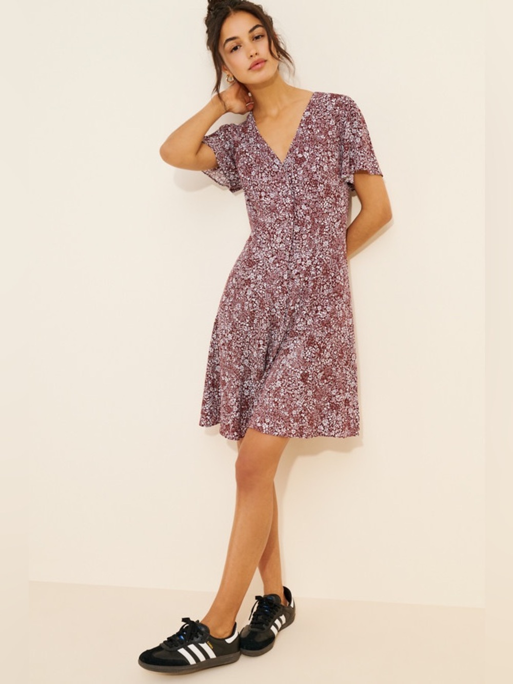 Modern Femme Short Sleeve Mini Dress